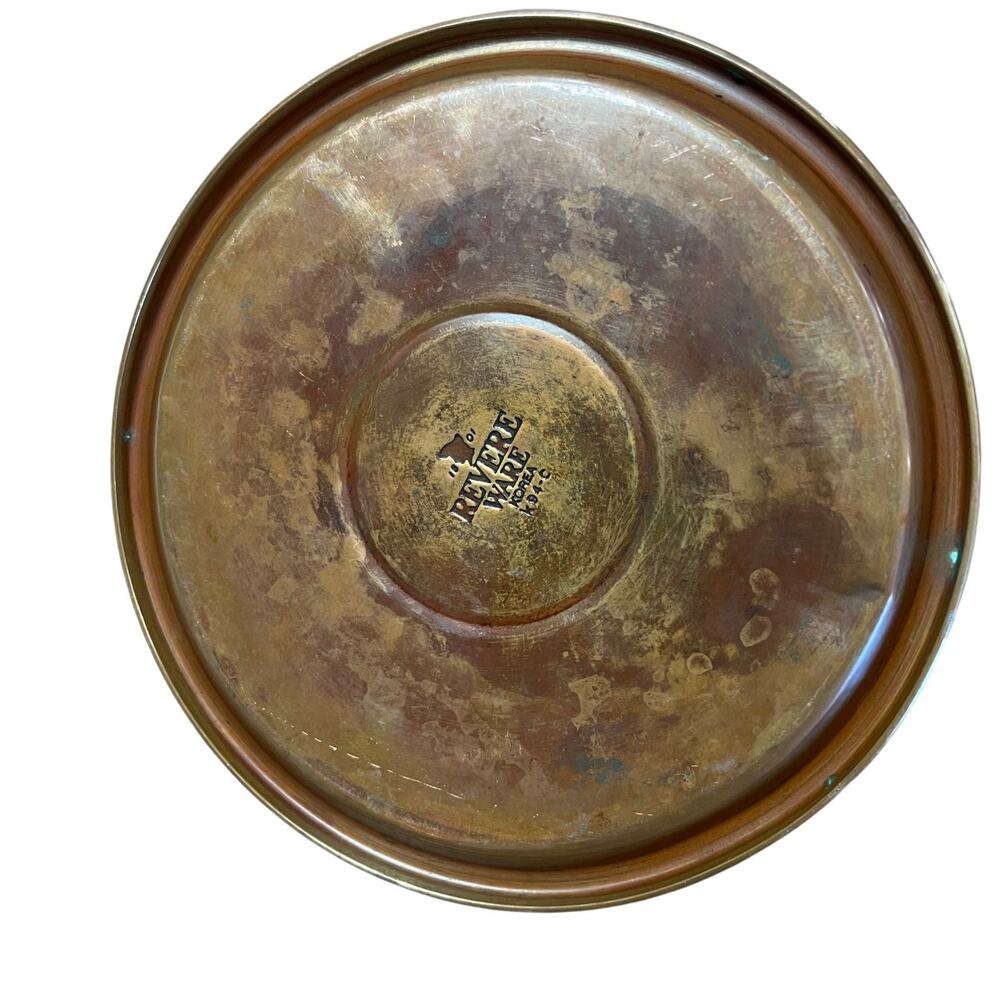 Vintage Paul Revere Ware Whistling 8" Tea Kettle Copper Bottom DENTED - Picture 4 of 11